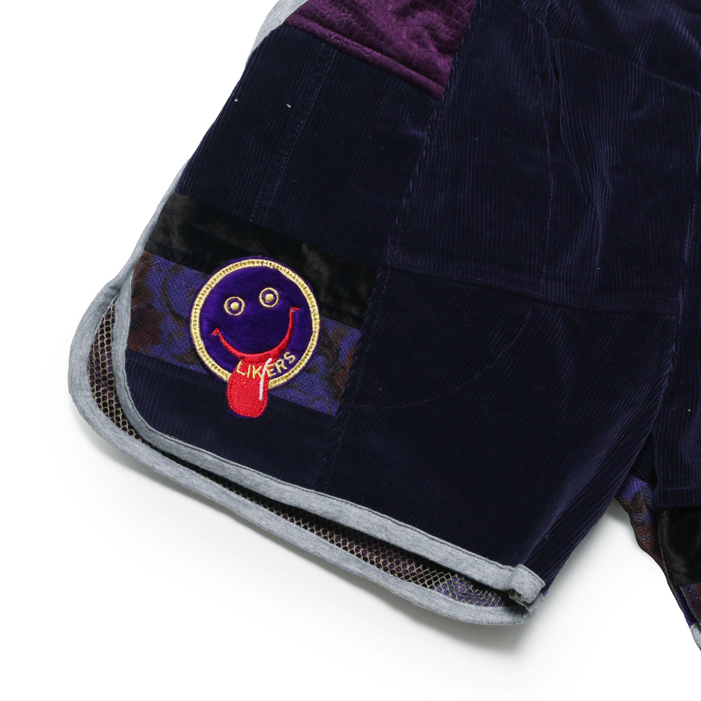 UPCYLCLE ROB SHORTS 1 HAND MADE CUSTOM -PURPLE-